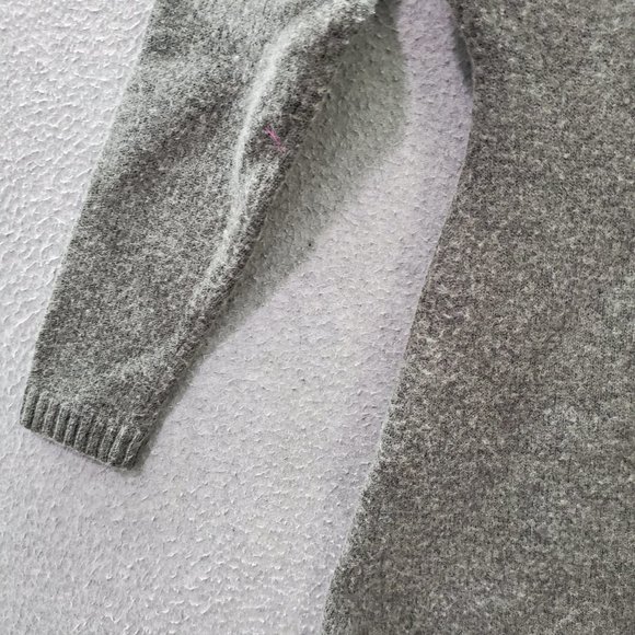 Guess Women Sweater Dress‎ gray Lambswool Blend Long Sleeve READ - Picture 10 of 10